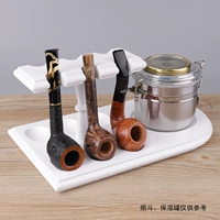 Дымная стойка белая+стеклянный бамбук, покрытый влажностью, влага