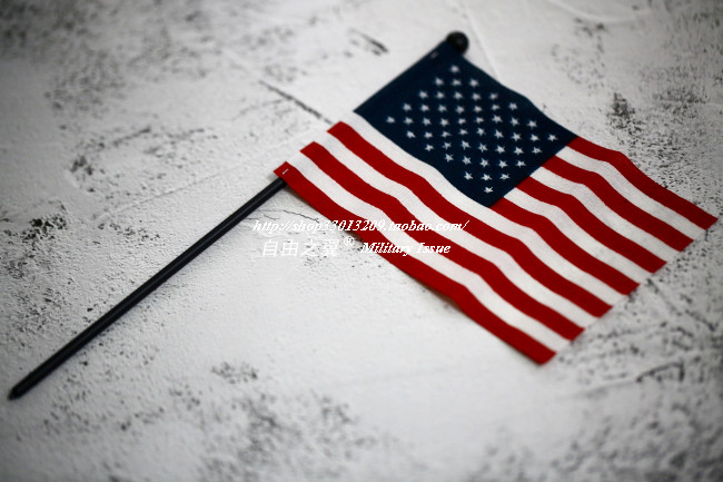 American Made Made In USA polyester cotton American flag desk flag bearer with a clear choice of new inventory