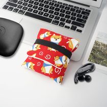 Apply the Powerbeats pro headphone protective sleeve cloth bag custom Bluetooth headphone charging case containing