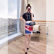 Net Red Suit Minus-Age Port Wind Summer Kit Matching Womens Dress 2022 New Spring Dress Shirt Suit Dress Two Sets