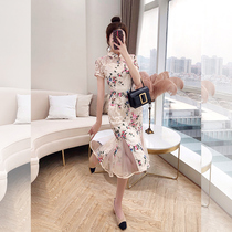 Fishtail Dress Dress Dress Dress 2022 New Everyday Chinese Style Improved Style Teenage Temperament Qipao Young