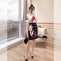 Shirt Two sets of ocean gas Aging Blouse 2022 New Summer Suite Skirt Light Cooked Wind Womens Port Taste Suit