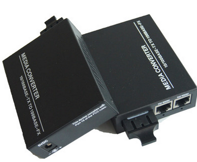 10100M single-mode double electric port optical fiber transceiver dual network port fiber transceiver 1 light 2 electric fiber converter