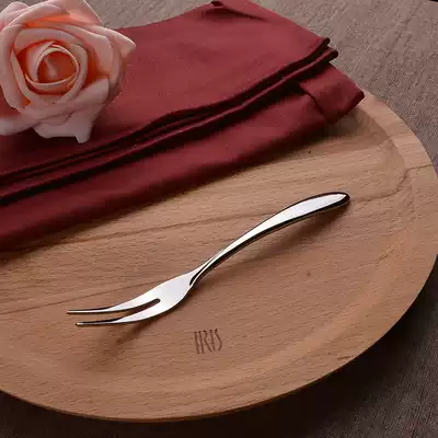 Fruit fork stainless steel fashion export Korea German set fruit signature two teeth thickened costa
