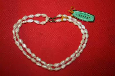 Natural Pearl Xiang Lian old foreign trade 925 silver buckle natural pearl Xiang special price (rice beads first choose first)