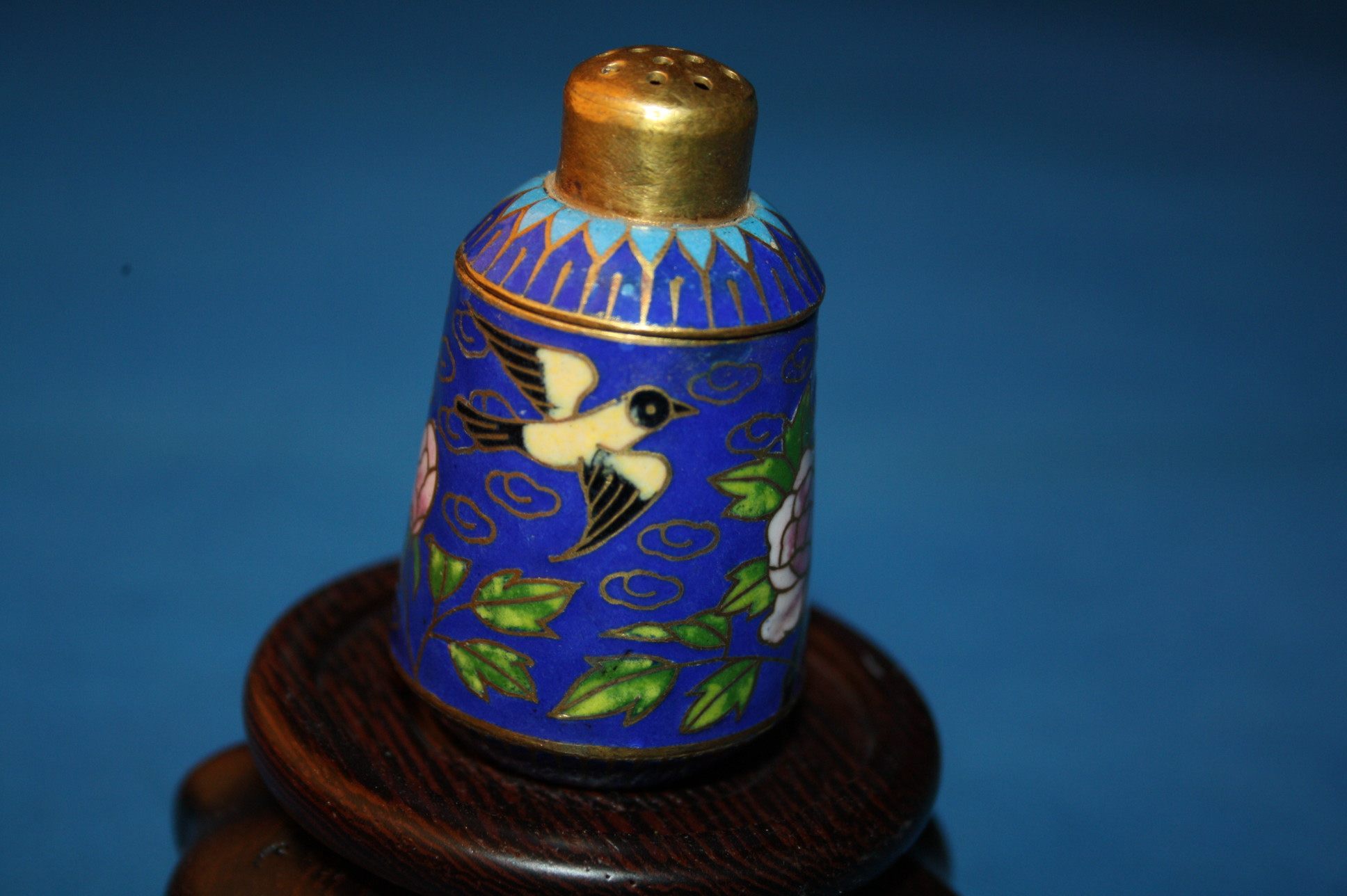 (Craft decoration) old foreign trade copper tire gold-plated old enamel filigree cloisonne flower and bird flavor single price