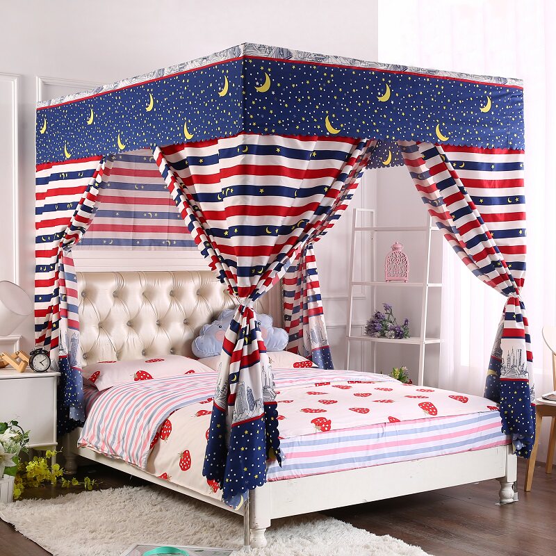 Household bedroom mantle with floor shading beds 1 5m1 8 m student dormitory bed in one form