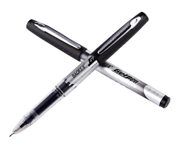BAOKE Baoke stationery PC-978 big whale 0 5mm gel pen half needle tube large capacity signature pen