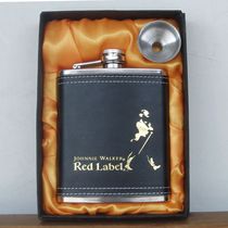 7 oz 304 stainless steel hip flask laser welding travel portable hip flask gentleman hip flask wine set business gift