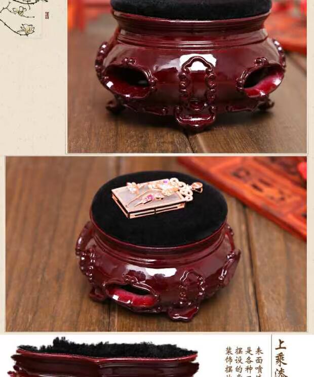 Vòng đeo tay Mặt dây chuyền Hiển thị phổ biến Cơ sở Trang sức Hiển thị Đứng Nhựa Counter Đạo cụ Cơ sở Mặt dây Hiển thị - Vòng đeo tay Cuff vòng đá phong thủy