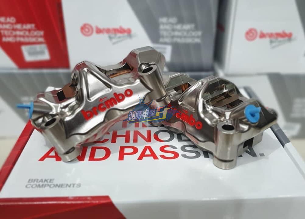 Italy brembo Brebo GP4RX modified nickel plated radiation brake caliper lower pump 100MM 108MM