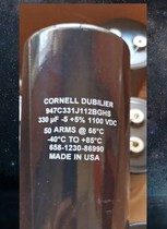 American CORNELL DUBILIER 330UF (generation 320UF)1100v support photovoltaic filter capacitor