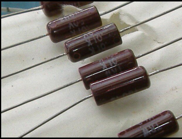 TRW0 01UF50V Axial Fever Capacitor