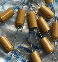 Original American Kimei old 22UF25V fever axial silver film tantalum electrolytic capacitor