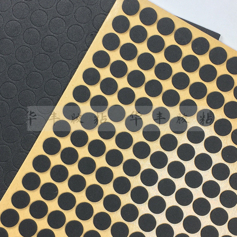 Factory direct sales of 285 sheets of 12mm round strong EVA sponge foam self-adhesive foam pad foot pad steel nail sticker