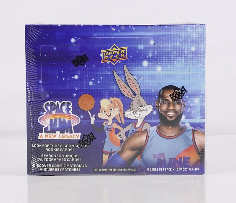 2021 Space Jam Hobby Box Upper Deck Box James Autographed 2021 Space Jam Hobby Box Upper Deck Box James Autographed