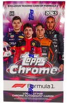 Готовая коробочная коробка для хобби-бокса Topps Chrome F1 Formula 1 2023 года