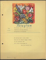 Swedish newspaper 1947 still life oil painting painting flower plant Calla Lily chrysanthemum Iris