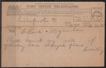 British telegraph newspaper 1913 British royal family lion unicorn musical instrument harp armor crown