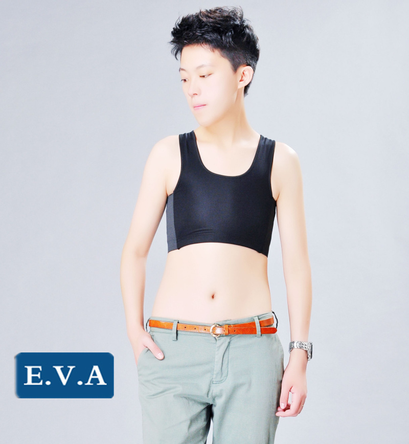 Đặt đầu tt chùm ngực les ngắn vest đồ lót băng siêu mỏng lụa thoáng khí băng để tăng cường phụ nữ COS phong trào shop đồ lót cao cấp