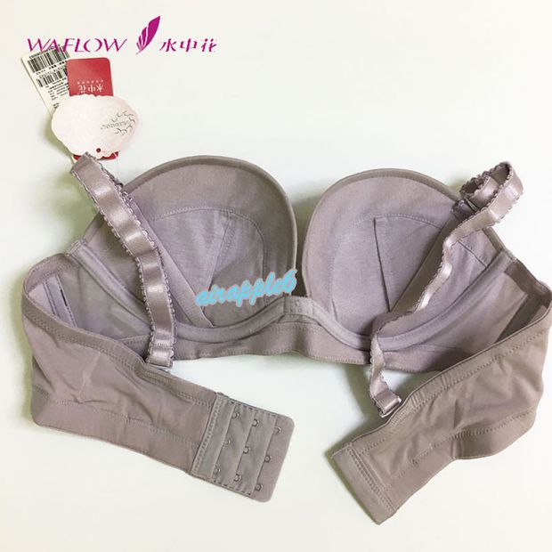 2 bông hoa 81026 nữ 80A 85B dày vừa không áo ngực không dây mùa hè điều chỉnh đồ lót ao lo khong gong