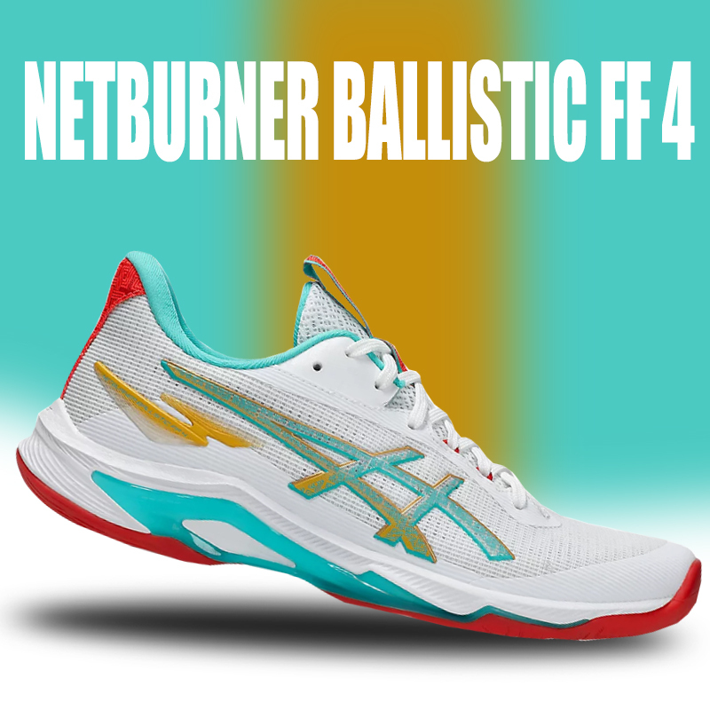 Asics/Yasics Professional Volleyball Shoes for Women Netburner Ballistic Ff4 Rebound Sports Shoes