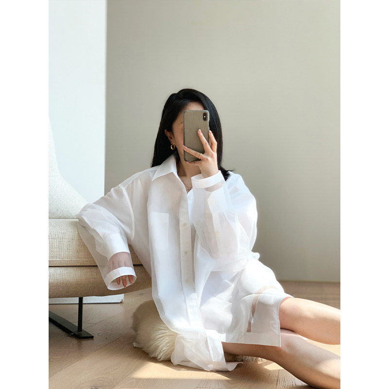 UNICA pushes the Super Senya Ogan yarn Japan imports strong twisted Eurgen shade perspective shirt