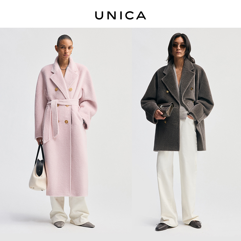 Unica/Flagship Store B's Best-Selling Peruvian Imported Suri Alpaca Wool Babysuri_1O8101Madame Suri Coat Unica/Flagship Store B's Best-Selling Peruvian Imported Suri Alpaca Wool Babysuri_1O8101Madame Suri Coat