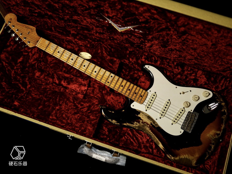 (Hard stone instrument) Fender CustomShop 2018NAMM LTD 57Strat HVREL-BLK