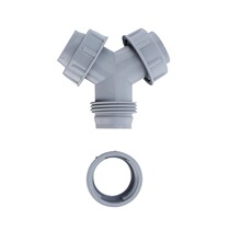 Double basin basin basin basin wash basin wash basin sewer pipe three-way interconnected washing machine drain pipe mop pool accessories