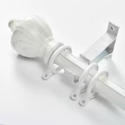 Roman rod Curtain rod bright track Roman circle double rod single rod thickened aluminum alloy silent track bracket accessories