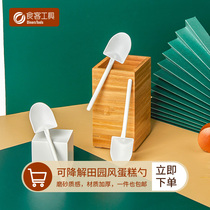 Diners tool degradable disposable cake spoon thickened dessert yogurt spoon environmentally friendly Creative ice cream spoon