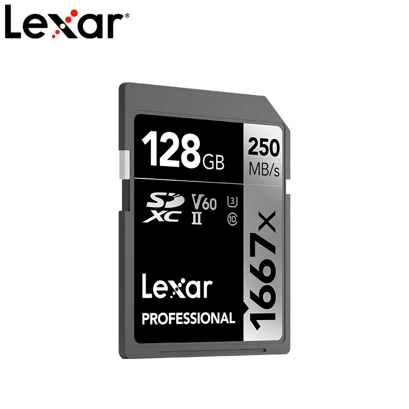 Lexar Reksha SD Card 128G 1667X Pro UHS-II High Speed SDXC Card 128G Memory Card 4K Micro