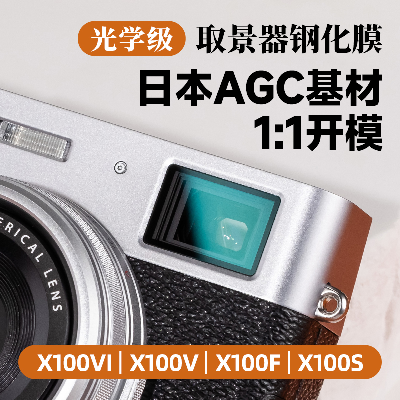 LARRY Fuji X100VI 100V XT5 XT30II XH2 GFX ビューファインダー用強化フィルム保護フィルム