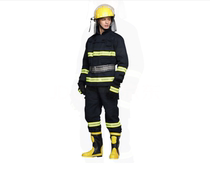 Moufu 8627 Fire Fighting Suit Set 14 Firefighter Combat Suit Firefighter Protective Suit 3C Certified Style 5 Pieces