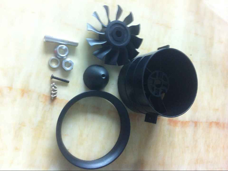Mô hình máy bay cánh cố định phụ kiện ống gió 70mm Quạt 12 lá không có động cơ - Mô hình máy bay / Xe & mô hình tàu / Người lính mô hình / Drone may bay do choi
