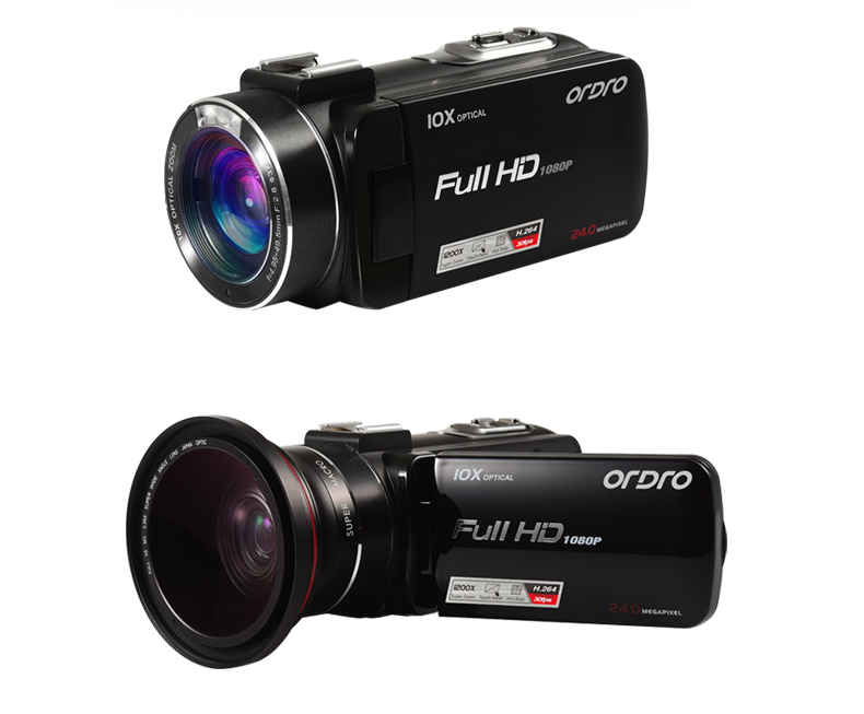 [Đảm bảo xác thực] Máy ảnh kỹ thuật số Ordro / Ouda HDV-Z82 Zoom quang kinh doanh HD