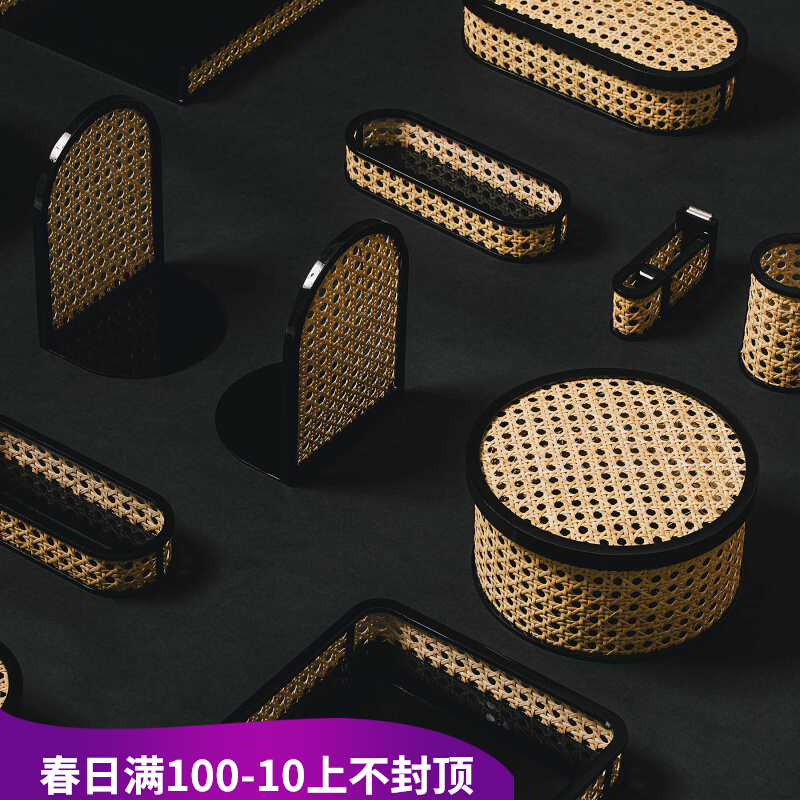 Spanish DOIY Handmade Wine Woven Box Box Book Shelf Decoration ArtsRoom Gift