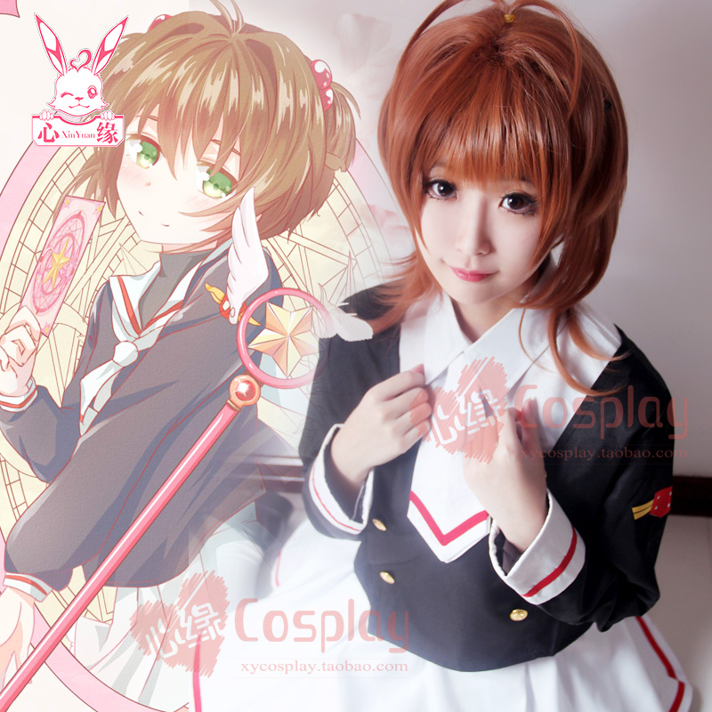 Kuro magic makes Kiyomoto Sakura Sakura Yuzhi Middle School uniform Zhishi cosplay women's clothing Li Xiaolou uniform