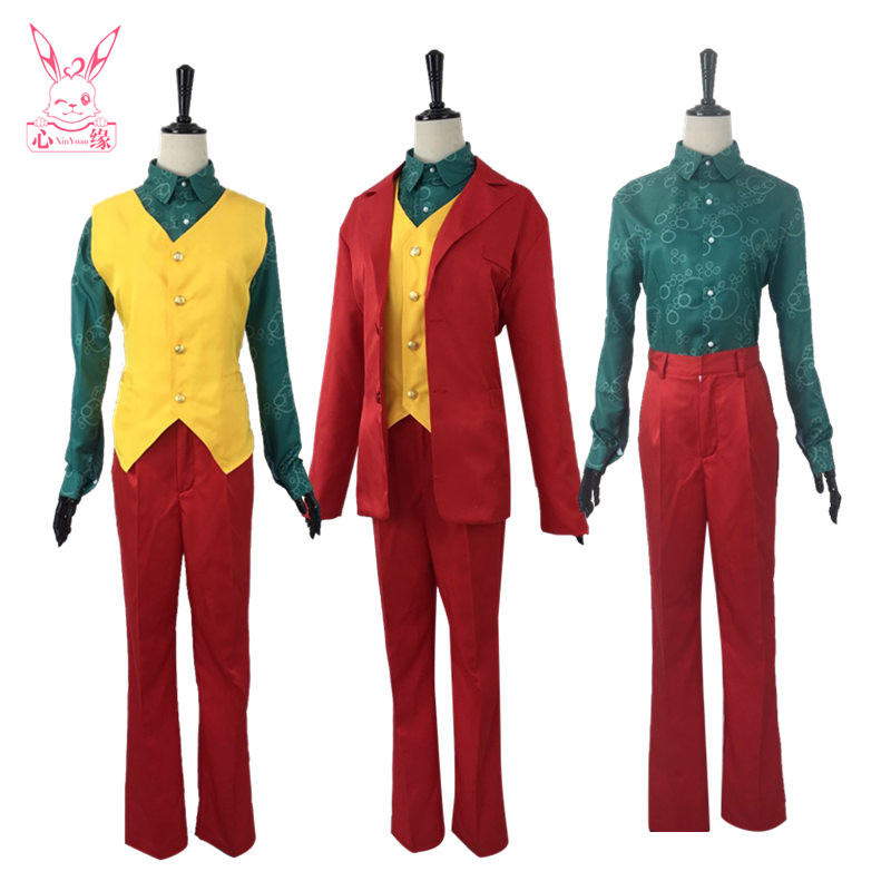 JOKER Jequon Phoenix DC movie clown costume COS Halloween cosplay performance costume