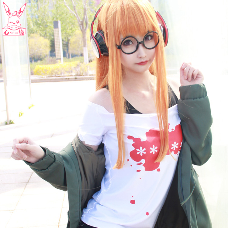 Spot Delivery Glasses Goddess Exotic 5 Saokura Twin Leaf Cosplay Clothes Cos Everyday Wear Wig