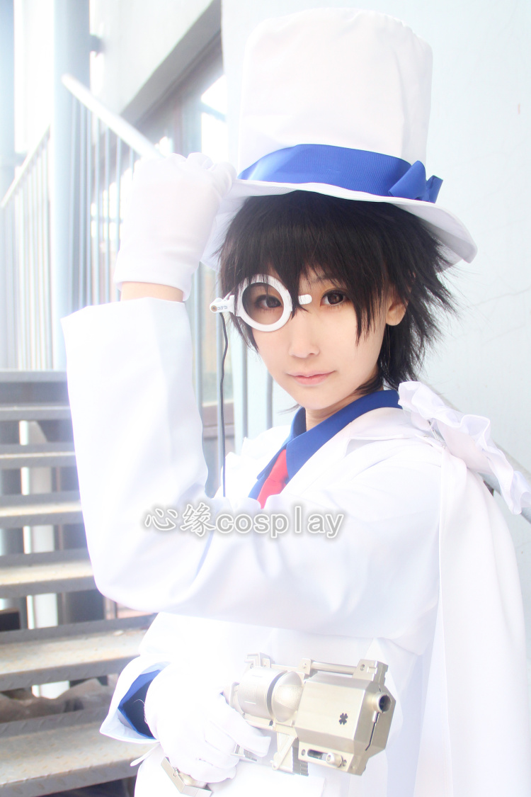 Tại chỗ Detective Conan COS quần áo trẻ em Người Lớn geek Kidd quần áo cosplay trang phục dịch vụ hàng ngày cosplay halloween