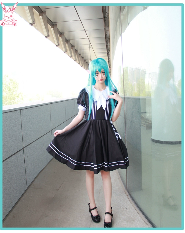 Bump thế giới cos chanh chị mềm chị ăn mặc An Lijie cosplay quần áo tóc giả