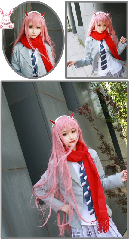 Điểm yêu trong bộ trang phục cosplay nữ chính của đội tuyển quốc gia franxx 02cosED