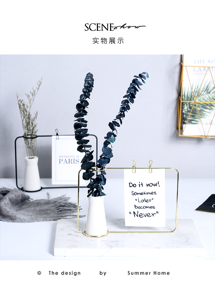 Bắc Âu rèn sắt khung ảnh thủy lực sáng tạo bộ ảnh 6 inch in khung ảnh hai mặt cá nhân đồ trang trí máy tính để bàn đơn giản - Trang trí nội thất trang trí nhà bếp