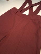 GD suspender wide leg pants Clothing pattern cutting drawing physical paper