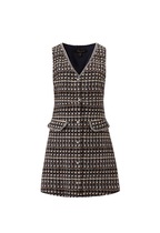 Small fragrance vest dress jacket Clothing pattern Cutting drawing physical paper