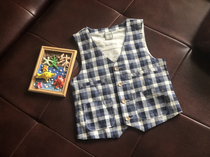 Korean version of casual linen childrens clothing vest drawings paper pattern physical paper