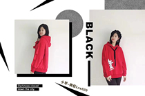 Fashion off-the-shoulder sleeve silhouette sweater warm terry anti-velvet clothing pattern cutting drawing physical paper