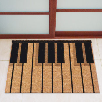 Ultra-thin non-karmen piano rubber bathroom carpet